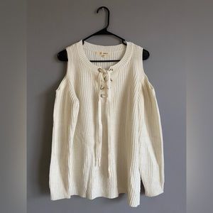 White small/ medium sweater.